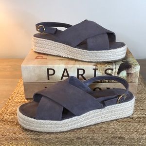 ♥️ Loft (NWOT) ♥️…Women’s Size 6…Gray Espadrilles/Wedges Shoes!